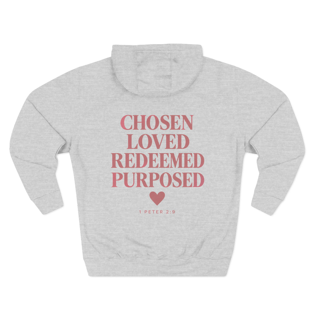 Chosen, Loved, Redeemed & Purposed Hoodie